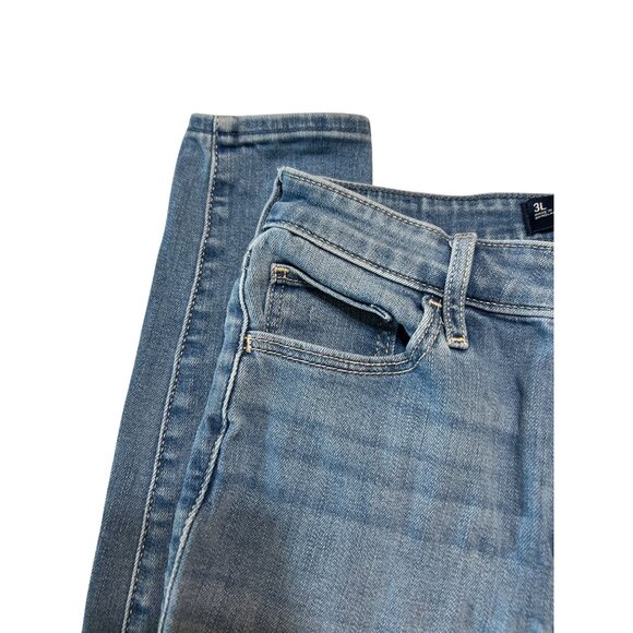 Hollister High Rise Super Skinny Blue Denim Jeans Soft Stretch Size 3L - Picture 3 of 5